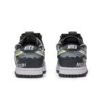 [Custom Northern Lights]  Dunk Skateboarding Shoes Low-top Grey/black - Image 5