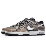 [Custom Cover]  Dunk Skateboarding Shoes Low-top Beige/black/brown - Image 2
