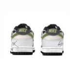 [Custom Phantom Green]  Dunk Skateboarding Shoes Unisex Low-top Green/White - Image 4