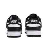 [Custom Crack]  Dunk Skateboarding Shoes Unisex Low-top Black/white/pink - Image 6