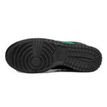 [Custom Luminous flame female S-BOX]  Dunk Skateboarding Shoes Women's Low-top Black/Green - Image 5