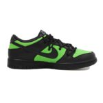 [Custom Functional Rabbit Girl S-BOX]  Dunk Skateboarding Shoes Women's Low-top Black/Green - Image 2