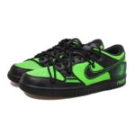 [Custom Functional Rabbit Girl S-BOX]  Dunk Skateboarding Shoes Women's Low-top Black/Green - Image 3