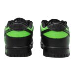 [Custom Functional Rabbit Girl S-BOX]  Dunk Skateboarding Shoes Women's Low-top Black/Green - Image 4
