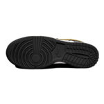 [Custom Yellow Lightning Girl]  Dunk Skateboarding Shoes Women's Low-top Black/White/Yellow - Image 5