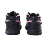 [Custom Black and pink gemstone female]  Dunk Skateboarding Shoes Women's Low-top Black/powder - Image 3