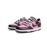[Custom A big boy in cherry red, black and pink]  Dunk Skateboarding Shoes Women's - Image 2