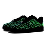 [Custom Three men's and women's hand-painted glow-in-the-dark designs]  Air Force 1 Skateboarding Shoes Unisex - Image 3