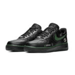 [Custom Green racing car]  Air Force 1 Skateboarding Shoes Men Low-top Black/green - Image 3