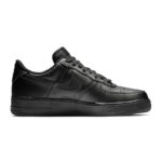 [Custom Splashed ink in blue and pink]  Air Force 1 Skateboarding Shoes Unisex Low-top Black/pink - Image 2