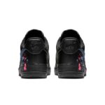 [Custom Splashed ink in blue and pink]  Air Force 1 Skateboarding Shoes Unisex Low-top Black/pink - Image 4