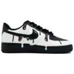 [Custom Ink-soluble]  Air Force 1 Skateboarding Shoes Unisex Low-top White - Image 3
