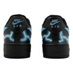 [Custom Blue electric light]  Air Force 1 Skateboarding Shoes Unisex - Image 4