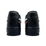 [Custom Black Wolf claws for men and women]  Air Force 1 Skateboarding Shoes Unisex Low-top Black/white - Image 5