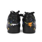 [Custom VAM Darth Vader Shark]  Air Force 1 Skateboard Shoes Unisex Low-Top Gold - Image 4