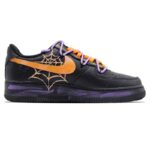 [Custom Surprise Pumpkin]  Air Force 1 Skateboard Shoes Unisex Low-Top Black/Purple/Orange - Image 4