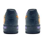 [Custom Surprise Pumpkin]  Air Force 1 Skateboard Shoes Unisex Low-Top Black/Purple/Orange - Image 5
