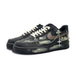 [Custom A male rock band that kills five times]  Air Force 1 Skateboarding Shoes Unisex Low-top Black/white/grey/brown - Image 2
