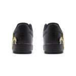 [Custom Golden Dragon]  Air Force 1 Skateboarding Shoes Unisex Low-top Black/gold - Image 4