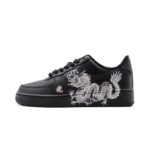 [Custom The golden dragon chases dreams]  Air Force 1 Skateboarding Shoes Unisex
