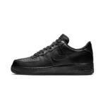 [Custom Silver little monster]  Air Force 1 Skateboarding Shoes Unisex Low-top Black/silver - Image 6