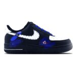 [Custom "OK band"]  Air Force 1 Skateboarding Shoes Men Low-top Blue - Image 2