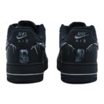 [Custom Black and white hand bones]  Air Force 1 Skateboarding Shoes Men - Image 4