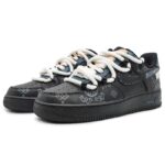 [Custom Men's deconstruction of the Silk Road]  Air Force 1 Skateboarding Shoes Men - Image 3