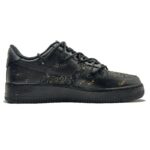 [Custom Black Myth Wukong]  Air Force 1 Skateboarding Shoes Unisex Low-top Black/yellow - Image 2