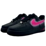 [Custom The Eiffel Tower]  Air Force 1 Skateboarding Shoes Unisex Low-top Pink - Image 3