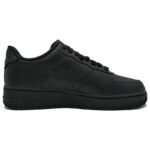 [Custom Butterflies dance in the dark night]  Air Force 1 Skateboard Shoes Unisex Low-Top Black - Image 2