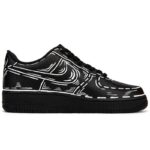 [Custom Black and white in the second dimension]  Air Force 1 Skateboarding Shoes Men Low-top - Image 2