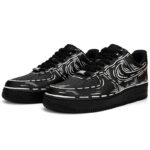 [Custom Black and white in the second dimension]  Air Force 1 Skateboarding Shoes Men Low-top - Image 3
