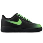 [Custom Flowing blue lightning]  Air Force 1 Skateboarding Shoes Unisex Low-top - Image 12