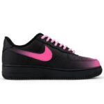 [Custom Flowing blue lightning]  Air Force 1 Skateboarding Shoes Unisex Low-top - Image 7
