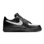 [Custom Manufacturing site]  Air Force 1 Skateboarding Shoes Unisex Low-top Black/white - Image 2