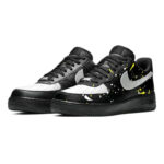 [Custom Manufacturing site]  Air Force 1 Skateboarding Shoes Unisex Low-top Black/white - Image 3