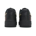 [Custom Red and Golden Cloud Dragon]  Air Force 1 Skateboarding Shoes Men Low-top Black - Image 4