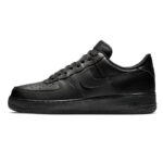 [Custom Desert Black Warrior]  Air Force 1 Skateboard Shoes Unisex Low-Top Black/Brown - Image 6