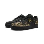 [Custom Black myth]  Air Force 1 Skateboard Shoes Unisex Low-Top Gold - Image 3