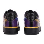 [Custom Men's setting sun afterglow]  Air Force 1 Skateboarding Shoes Men Low-top Purple/Gold - Image 4