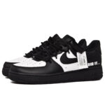 [Custom Confession Letter]  Air Force 1 Skateboard Shoes Unisex Low-Top Black/White - Image 3