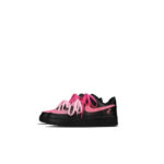 [Custom Men's and women's blackberry MUSES]  Air Force 1 Skateboard Shoes Unisex Low-Top Black, Pink - Image 3