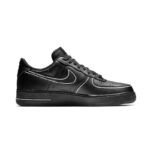 [Custom Dark Party]  Air Force 1 Skateboard Shoes Unisex Low-Top Black/White - Image 2