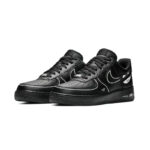 [Custom Dark Party]  Air Force 1 Skateboard Shoes Unisex Low-Top Black/White - Image 3
