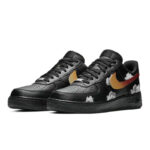 [Custom Cloud marshmallows]  Air Force 1 Skateboard Shoes Unisex Low-Top Black/Gray - Image 3