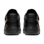 [Custom Christmas Eve]  Air Force 1 Skateboard Shoes Unisex Low-Top Black - Image 4