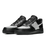 [Custom Dark shadow]  Air Force 1 Skateboarding Shoes Unisex Low-top Black/grey - Image 3