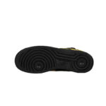 [Custom Absurd copy for both men and women]  Air Force 1 Skateboard Shoes Unisex Low-Top Black/Yellow - Image 5