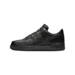 [Custom Pearl purple flower]  Air Force 1 Skateboard Shoes Unisex Low-Top Black/Purple - Image 7